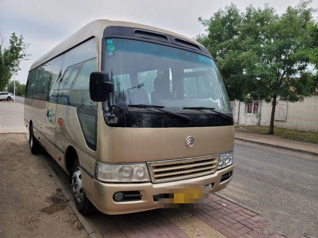 2015 años 22 Dragon Coaster Bus de oro usado los asientos, utilizaron a Mini Bus Coaster Bus 86kw con los asientos de lujo