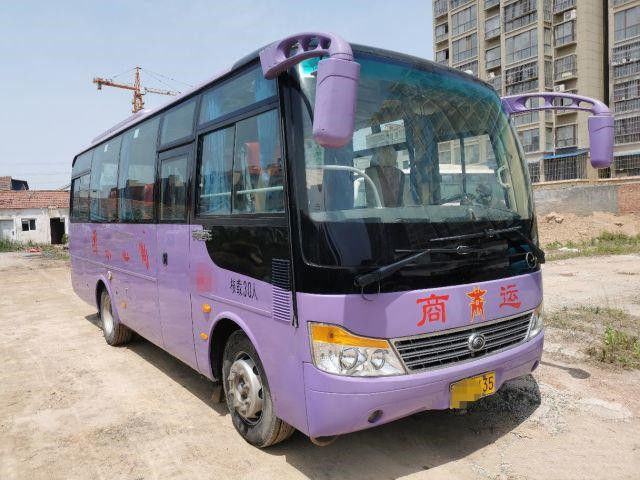Kilómetro bajo usado del euro IV diesel de Front Engine Used Mini Bus de los asientos del autobús ZK6752 30 de Yutong