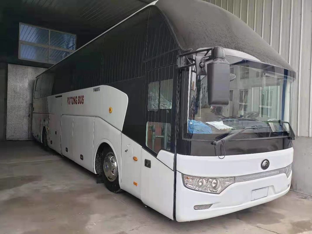 Chasis usado kilómetro bajo usado de Airbang del bus turístico del motor del euro III Yuchai de las puertas dobles del coche ZK6122 53seats de Yutong