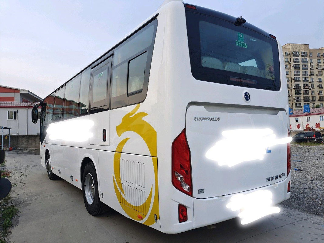 nuevo motor de la parte posterior de Bus Low Kilometer Yuchai del coche Euro6 del chasis 2020 del saco hinchable de la marca SLK6903 de Sunlong del bus turístico 38Seats nuevo
