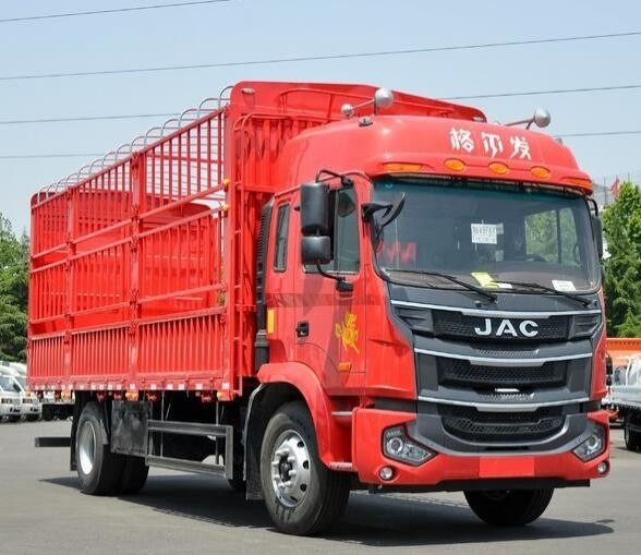 Camión mediano de los caballos de fuerza 4X2 los 6.8M Warehouse Gate Dump de JAC Geerfa A5L Brown 220