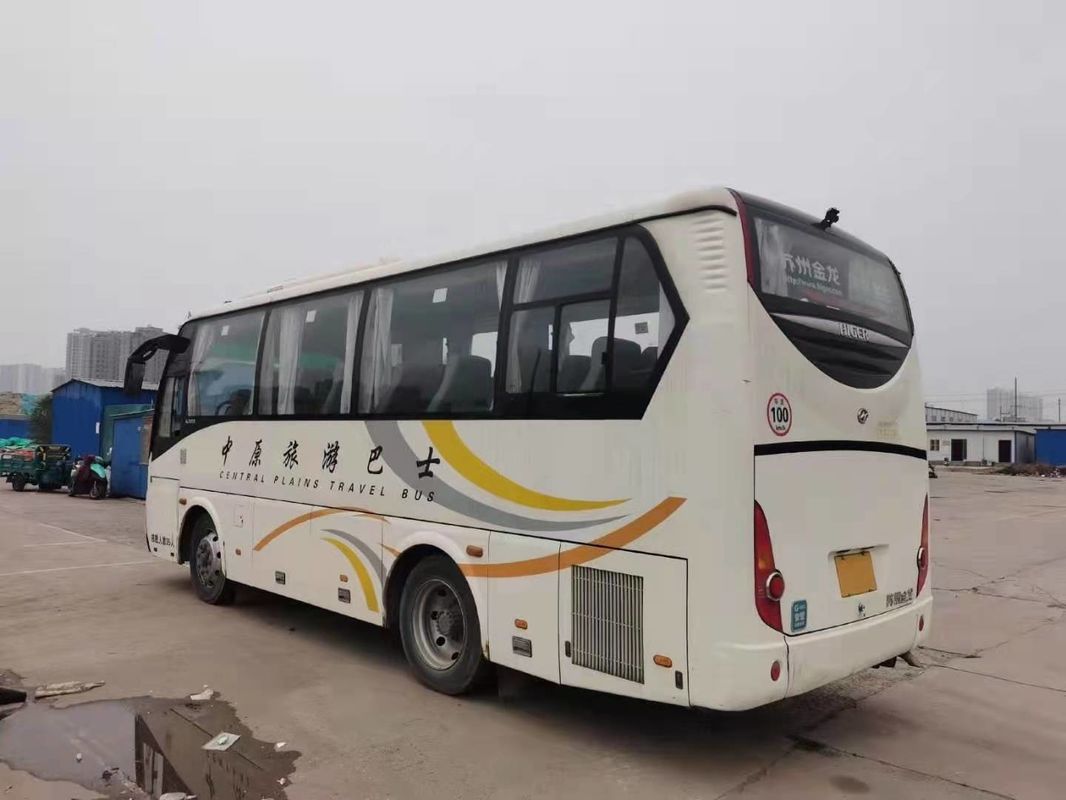 2013 coche usado autobús usado asientos del año 35 KLQ6808 Bus With LHD que dirige los motores diesel