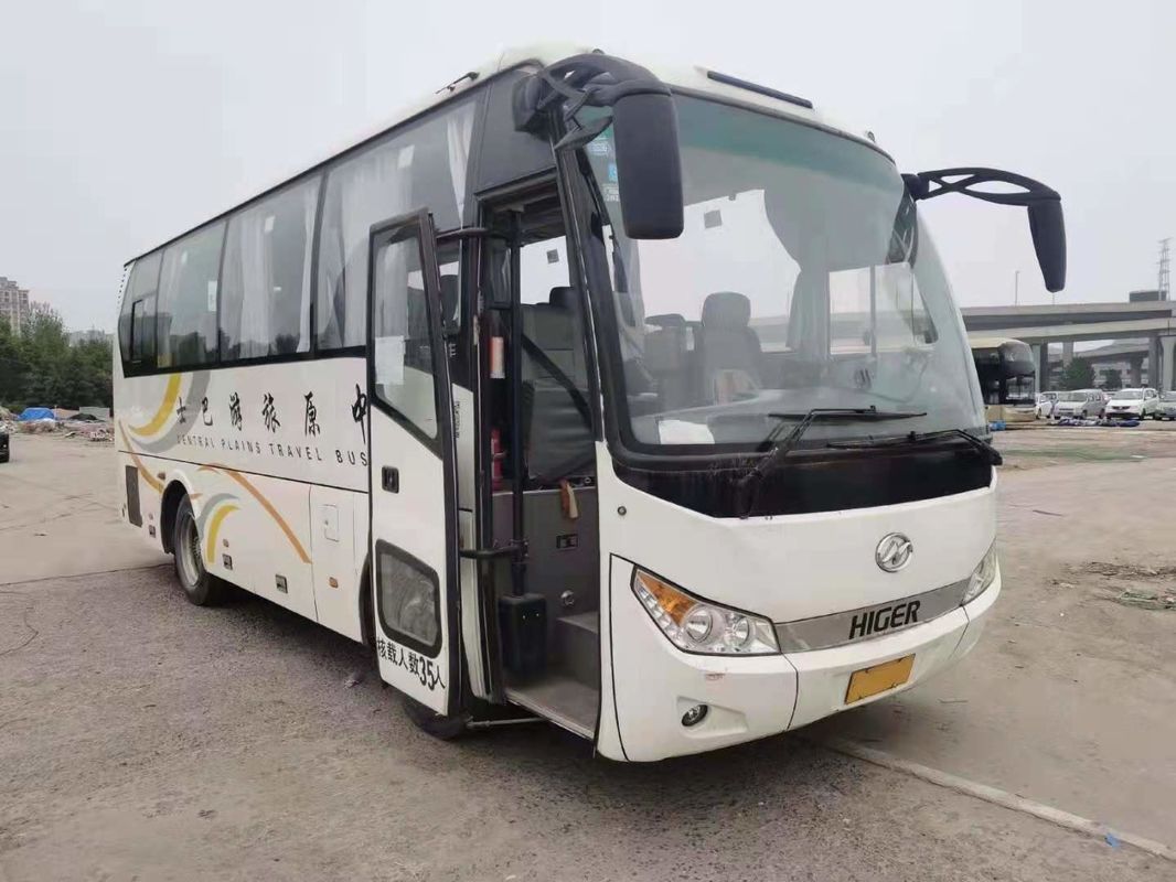 2013 coche usado autobús usado asientos del año 35 KLQ6808 Bus With LHD que dirige los motores diesel