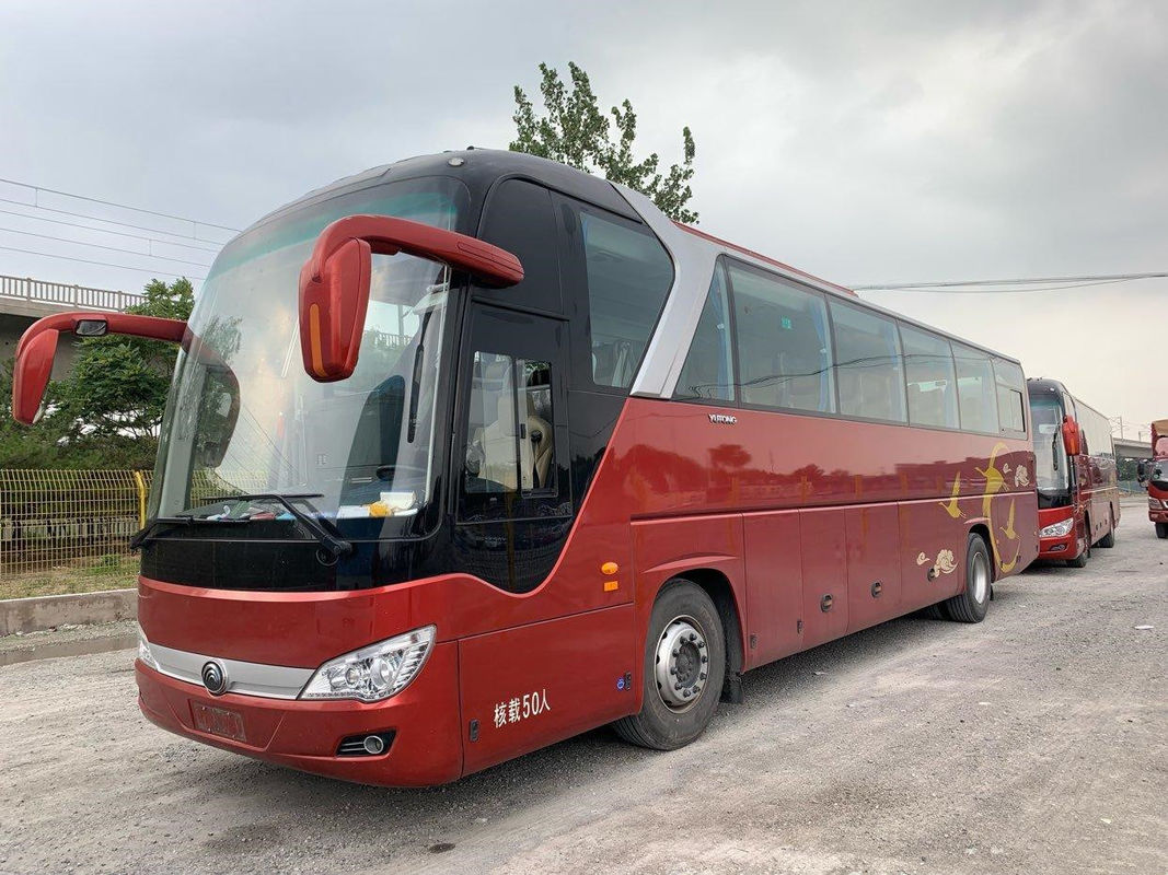 Motor usado 2019 de Yuchai de la parte posterior del chasis 243kw del saco hinchable de la disposición de los asientos 2+2 del autobús ZK6122 50 de Yutong