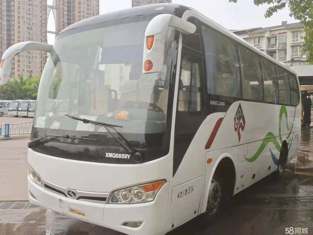 Euro posterior usado chasis de acero usado III del motor de la sola puerta del bus turístico del autobús XMQ6859 35Seats de Kinglong