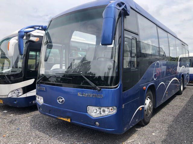 Bus turístico usado los 35000km más alto usado del chasis del saco hinchable del motor 171kw de la parte posterior del autobús KLQ6119T 51Seats Yuchai para África