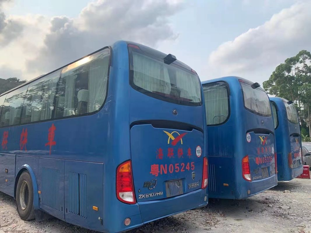 41 coche usado autobús usado asientos Bus de Yutong ZK6107 2013 dirección LHD del año 100km/H NINGÚN accidente