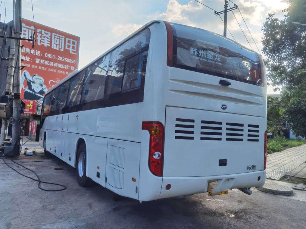 Euro posterior usado III del motor 215kw de Weichai del autobús del motor del modelo KLQ6129 de buenos de los pasajeros asientos posteriores más altos del autobús 53