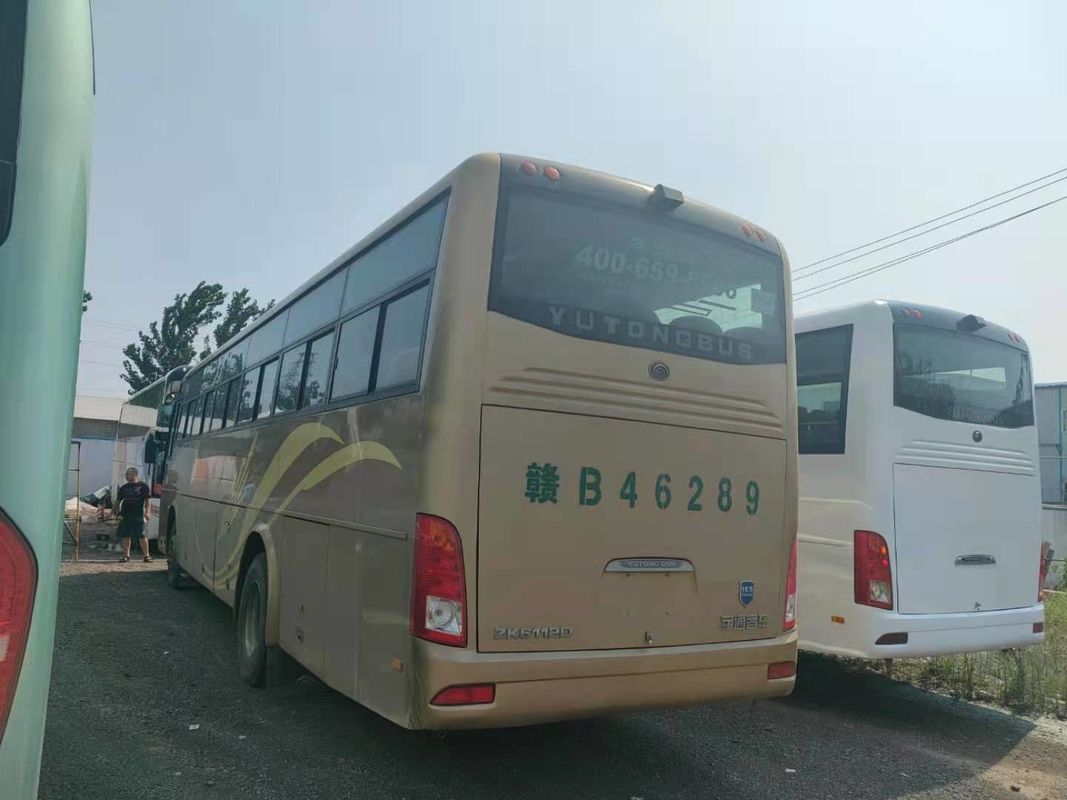 Los nuevos asientos de la llegada 54 2012 años utilizaron al conductor Steering No Accident del autobús ZK6112D Front Engine LHD de Yutong