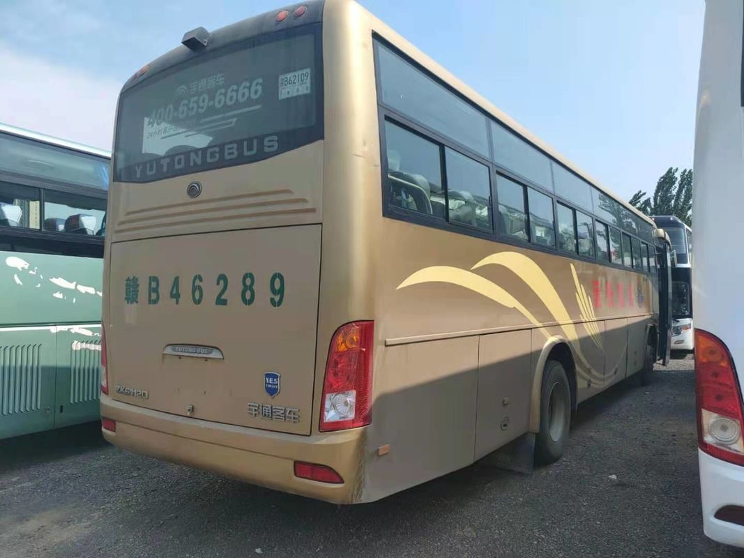 Los nuevos asientos de la llegada 54 2012 años utilizaron al conductor Steering No Accident del autobús ZK6112D Front Engine LHD de Yutong