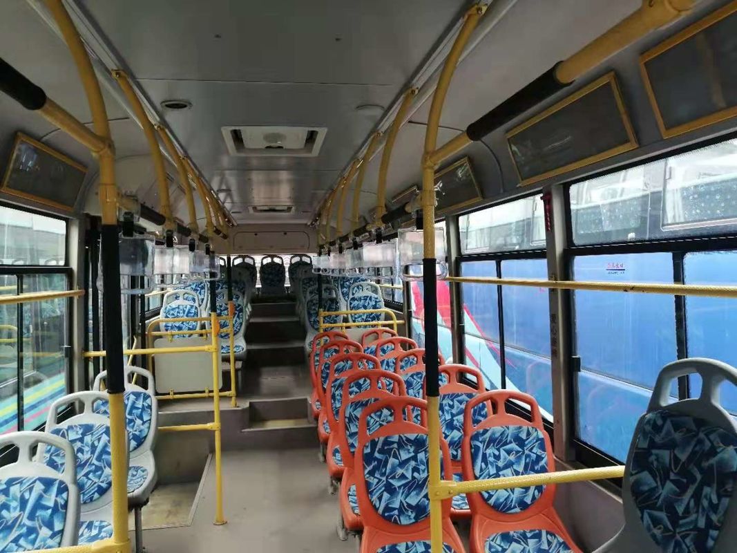 Puertas dobles usadas asientos de oro usadas del chasis del bus turístico del dragón 45 de la marca del autobús de la ciudad del autobús de acero del motor diesel