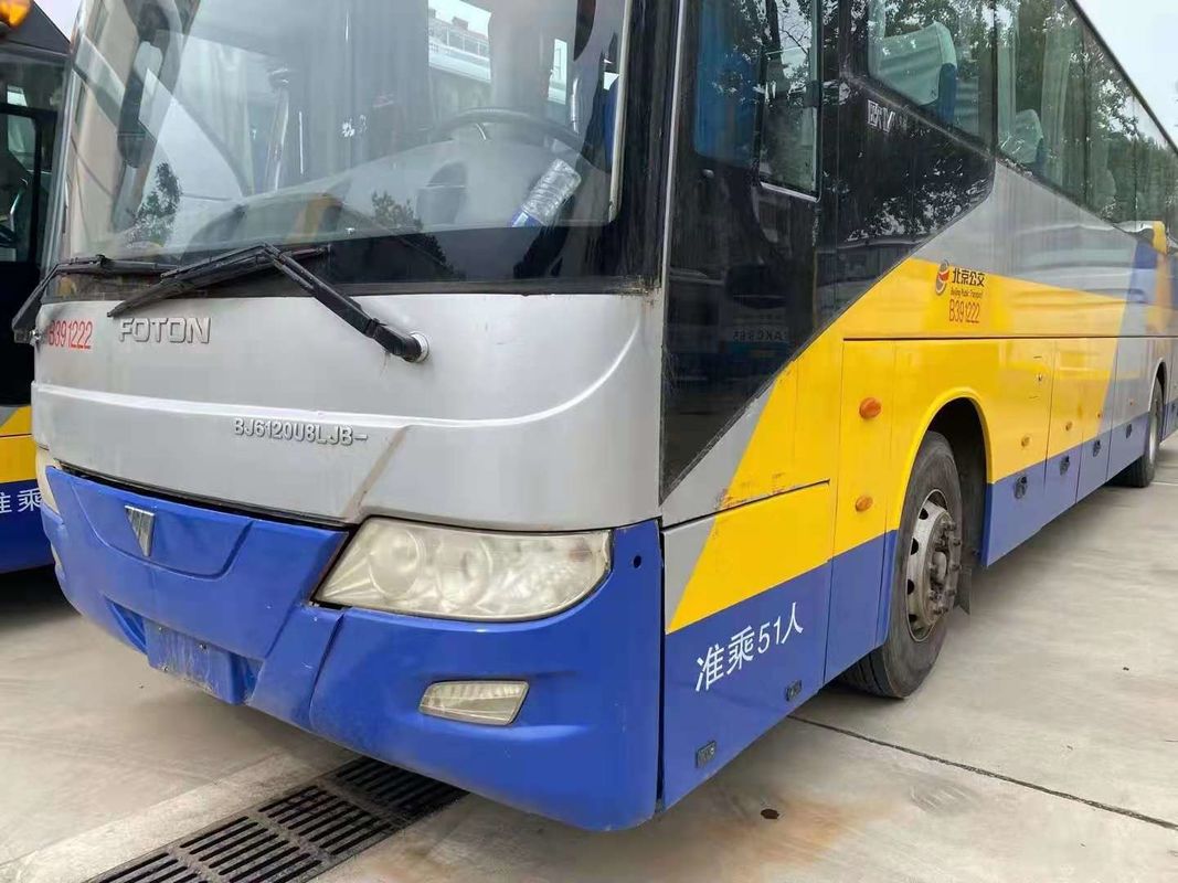2011 el autobús usado BJ6120 de Foton del año 51 asientos utilizó el combustible diesel LHD de Bus New Seats del coche en buenas condiciones