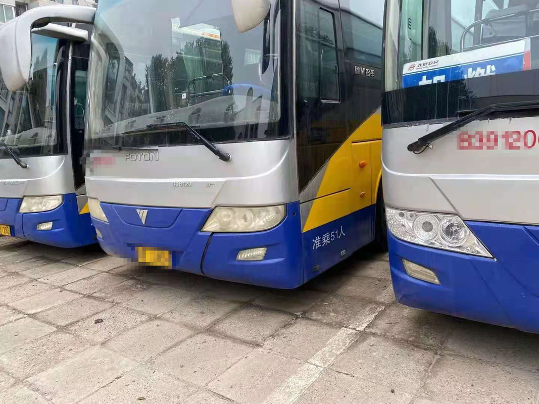 2011 el autobús usado BJ6120 de Foton del año 51 asientos utilizó el combustible diesel LHD de Bus New Seats del coche en buenas condiciones