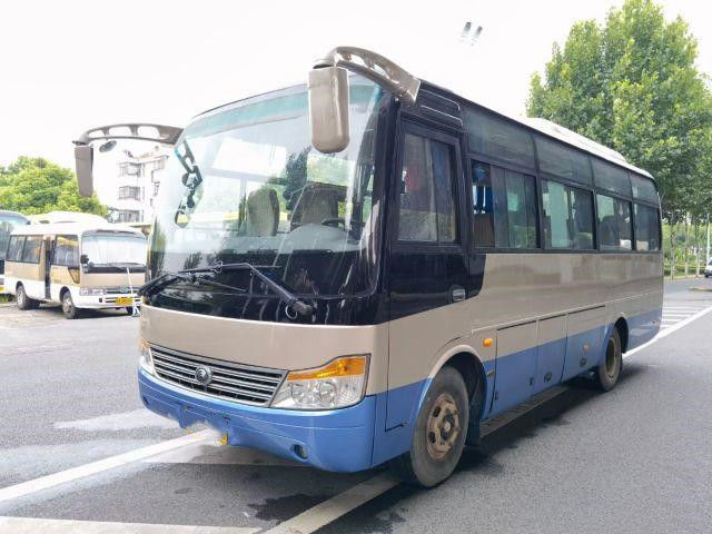 Yutong usado Mini Bus ZK6752D Yuchai Front Engine Good Passenger Coach 30 asientos 103kw