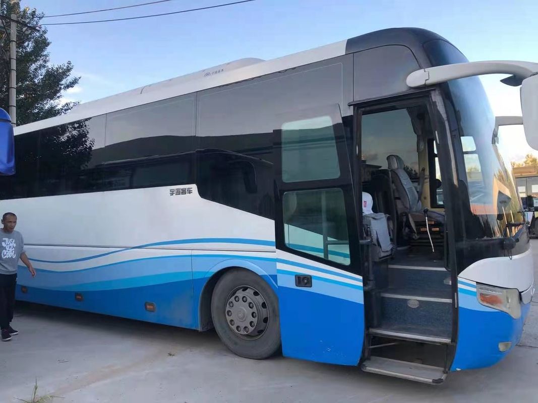 53 coche usado autobús usado asientos Bus de Yutong ZK6127 motor diesel LHD de 2008 asientos del año nuevos en buenas condiciones