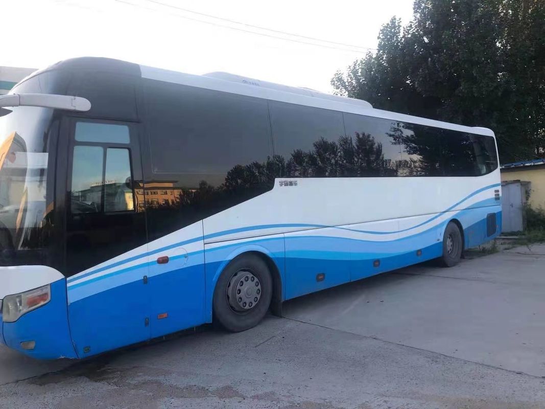 53 coche usado autobús usado asientos Bus de Yutong ZK6127 motor diesel LHD de 2008 asientos del año nuevos en buenas condiciones