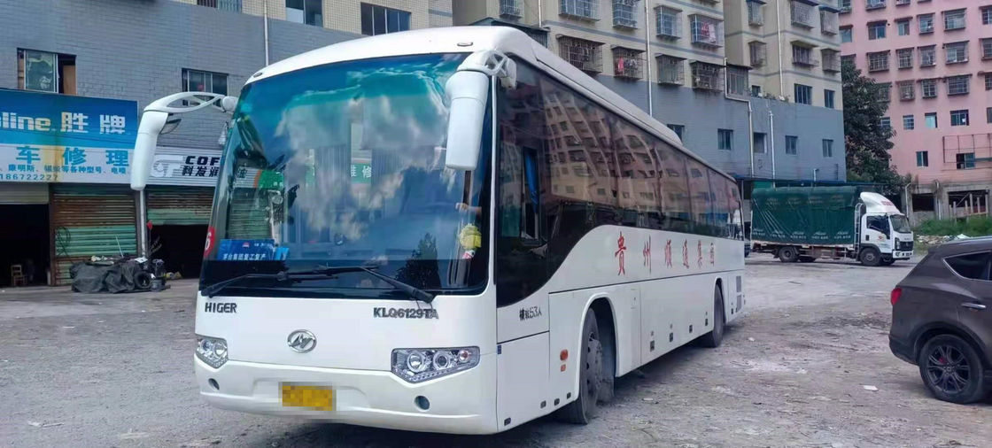 La nueva llegada actual utilizó un autobús usado más alto del motor diesel de los asientos de Bus 53 del coche de KLQ6129TA con el motor de Yuchai
