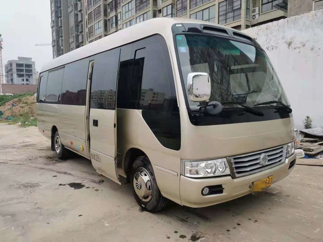 Los asientos XML6729J15 de 2019 años 28 utilizaron a Dragon Coaster Bus de oro, motor usado de Mini Bus Coaster Bus With Hino para el negocio