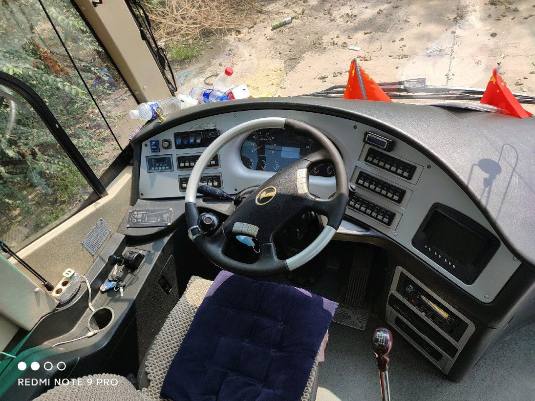 La suspensión XMQ6126 del resorte plano de los asientos de Kinglong 55 utilizó al coche Bus For Sale de Passager de la ciudad de la lanzadera