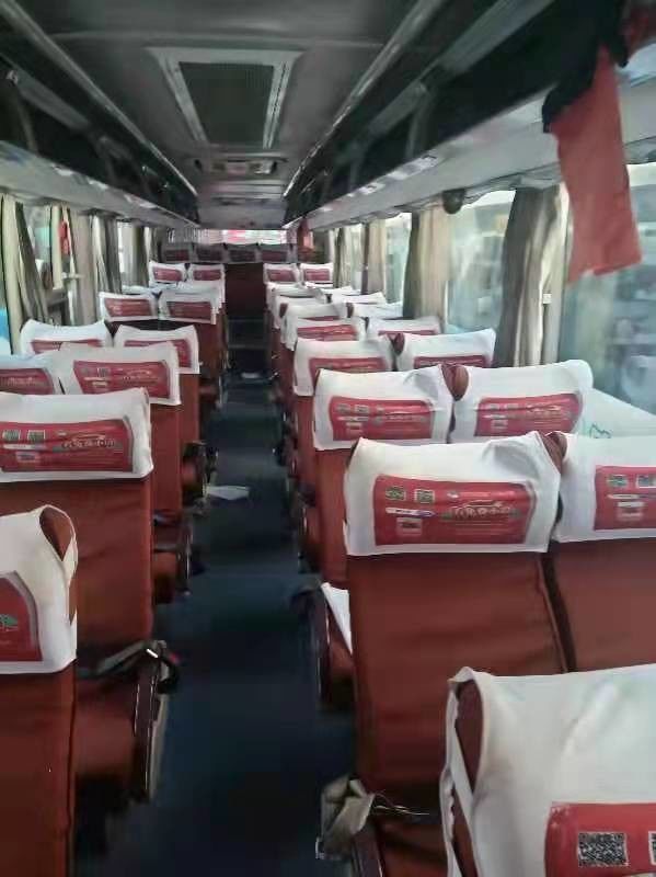 El autobús usado 49 asientos utilizó el autobús ZK6122HQ de Yutong utilizó la impulsión de Bus Left Hand del coche con el aire acondicionado