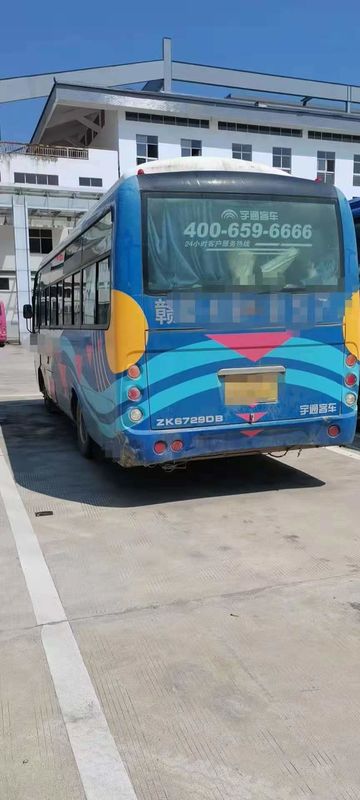 2014 motor usado autobús usado asientos de Bus With Diesel del coche de Yutong ZK6729 del año 28 para el turismo