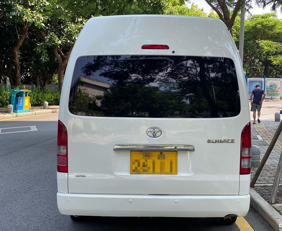 El alto tejado los asientos Toyota usado gasolina Hiace de 2005 años 13 utilizó a Mini Bus Automatic Transmission
