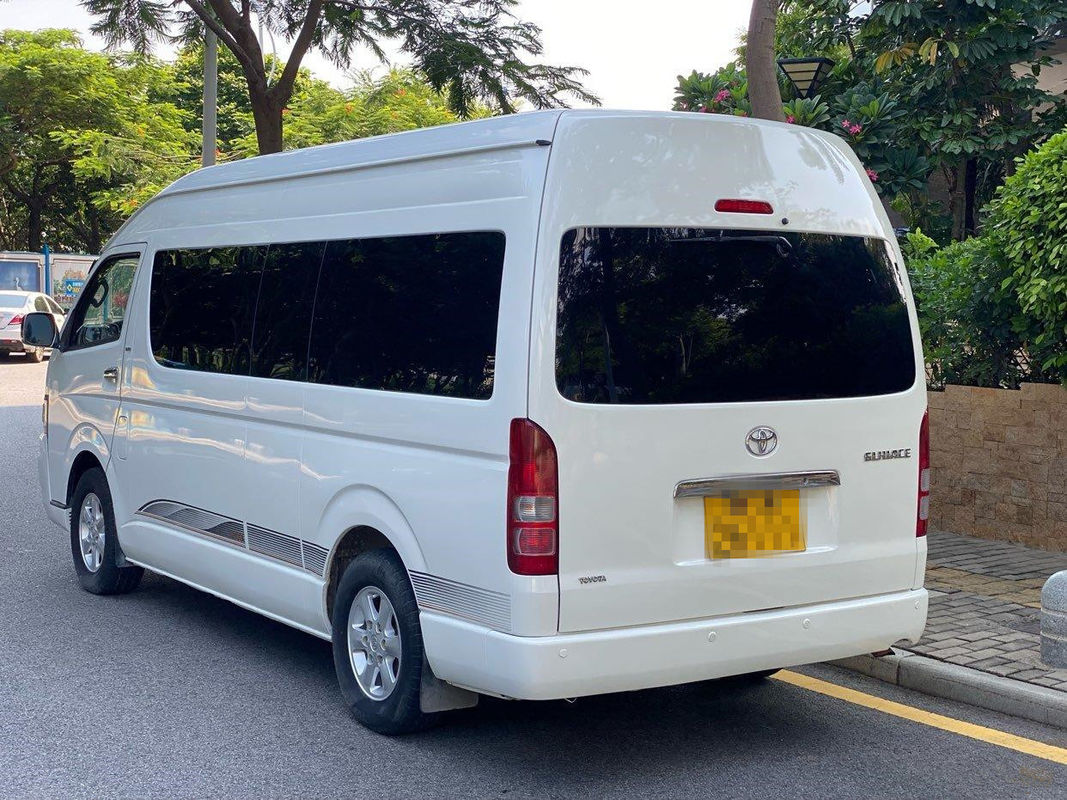 El alto tejado los asientos Toyota usado gasolina Hiace de 2005 años 13 utilizó a Mini Bus Automatic Transmission