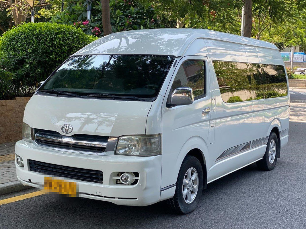El alto tejado los asientos Toyota usado gasolina Hiace de 2005 años 13 utilizó a Mini Bus Automatic Transmission