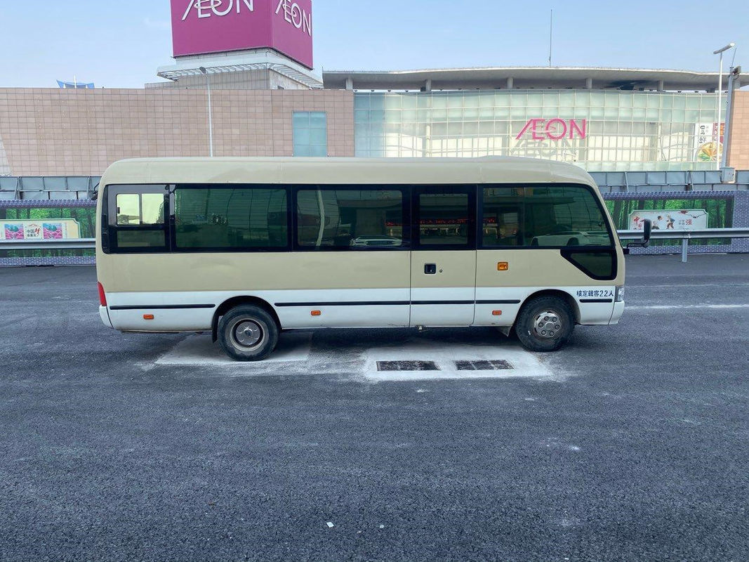 22 asientos dirección de la mano izquierda de 2012 años utilizaron el motor de gasolina del autobús 2TR del práctico de costa de Toyota