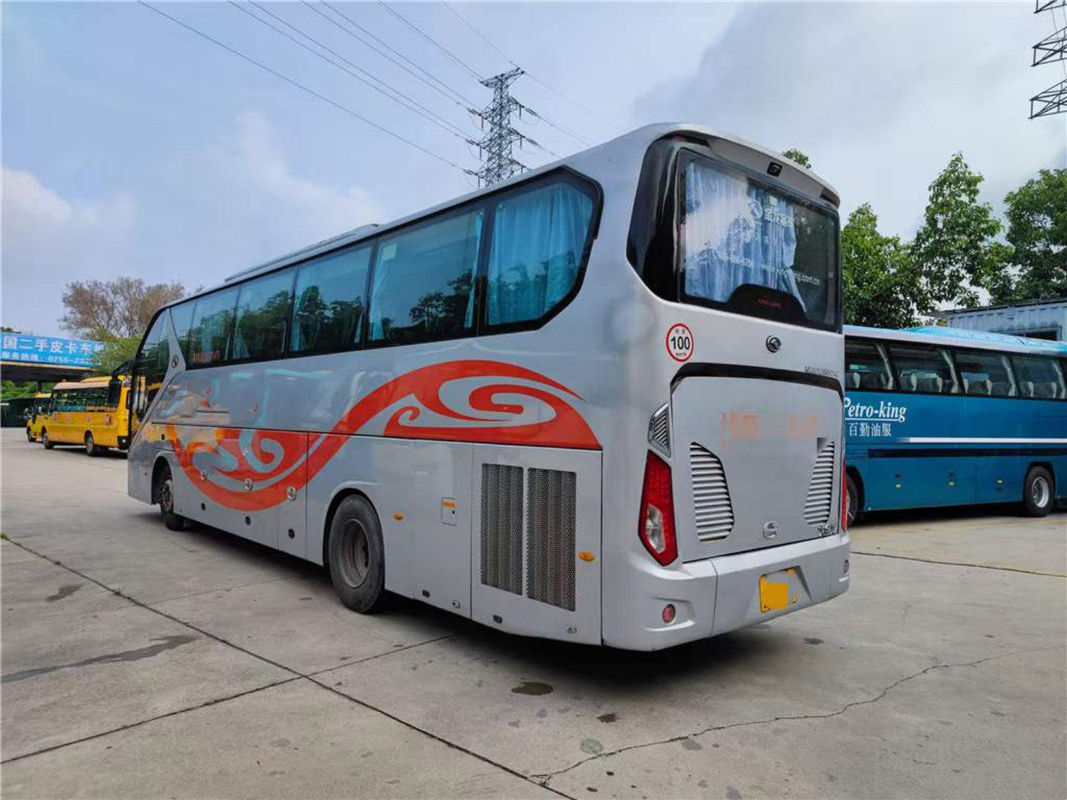 El coche usado XMQ6125 Mini Coach Bus 51 de Kinglong asienta el coche Accessories With Yutong del autobús del motor de la parte posterior de Weichai más alto