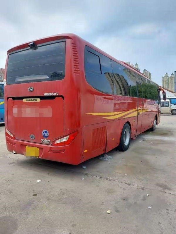Autobús de visita turístico de excursión usado Kinglong Yuchai del autobús XMQ6101 6 chasis de acero del autobús de la ciudad de la caja de cambios 260hp 45 asientos
