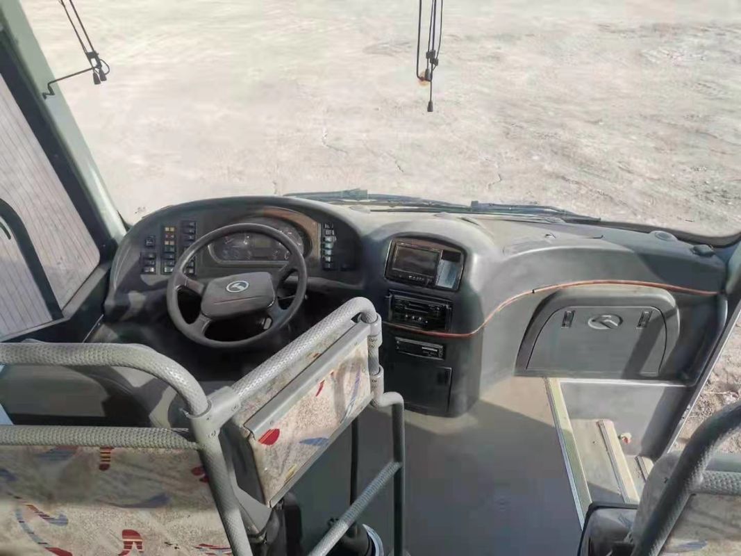 Autobús de la mano del chasis LHD RHD segundo del saco hinchable de los asientos de la marca ZK6127 55 de Yutong
