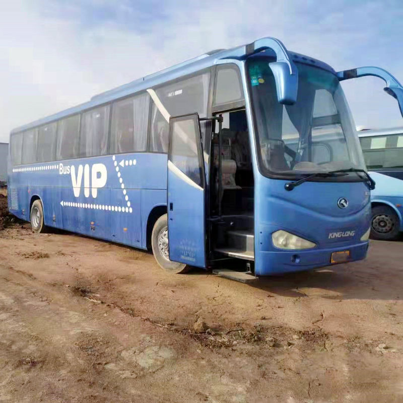 Autobús de la mano del chasis LHD RHD segundo del saco hinchable de los asientos de la marca ZK6127 55 de Yutong