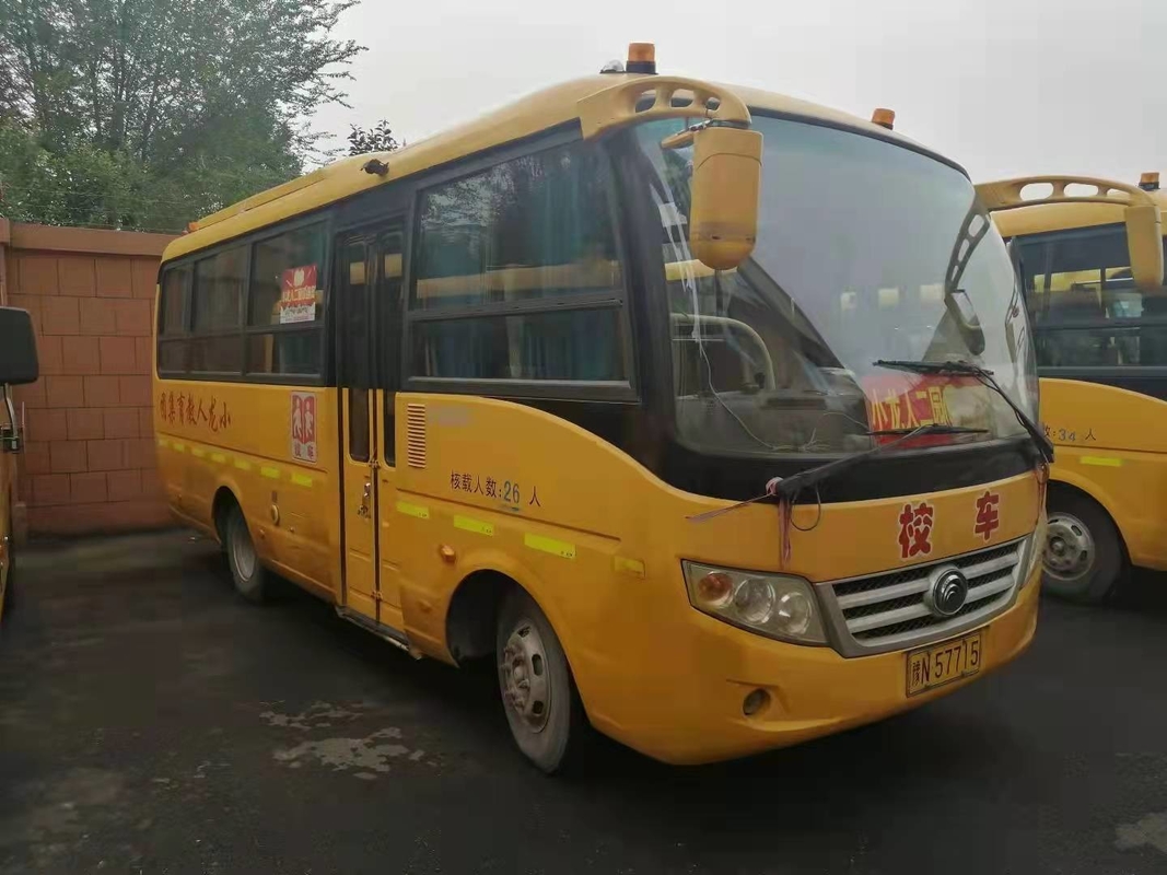 2014 años 26 Mini Bus usado los asientos YUTONG utilizaron el autobús escolar con Front Engine