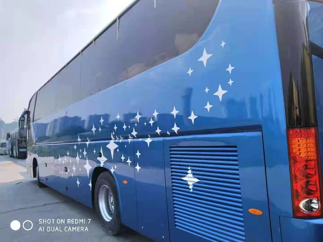 2014 el autobús usado XMQ6129 de Kinglong del año 55 asientos utilizó el motor diesel del acondicionador de Bus With Air del coche