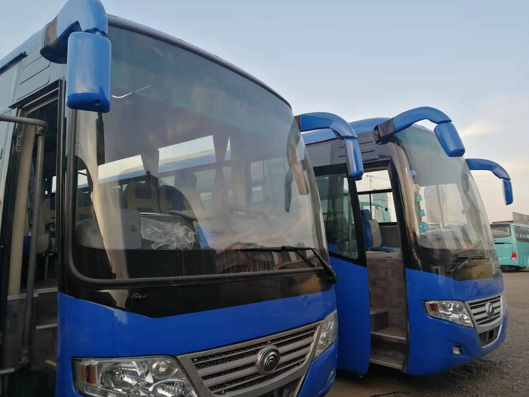 52 asientos 2014 años utilizaron el autobús de Steering Used Coach del conductor del autobús ZK6112D Front Engine RHD de Yutong