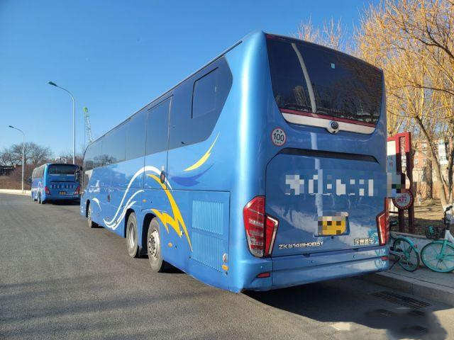 Asientos posteriores dobles de Axle Bus Used Yutong Bus ZK6148 56 2019 años WP.10