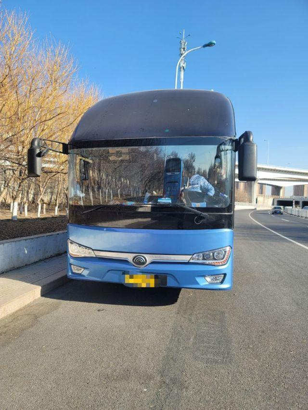 Asientos posteriores dobles de Axle Bus Used Yutong Bus ZK6148 56 2019 años WP.10