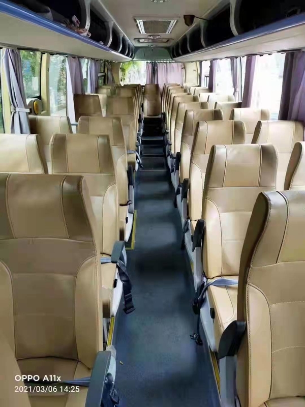 49 asientos 2014 puerta doble usada año Yutong del autobús Zk6110 utilizaron al coche Company Commuter Bus