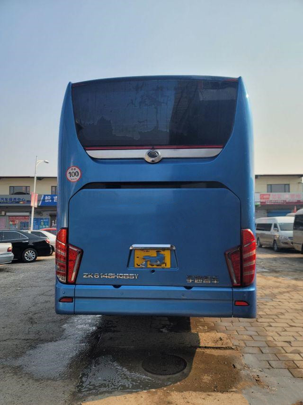 Saco hinchable de lujo V EURO del autobús de Yutong de los asientos del coche 56 del autobús de Decker Zk 6148 Youtong del doble del autobús