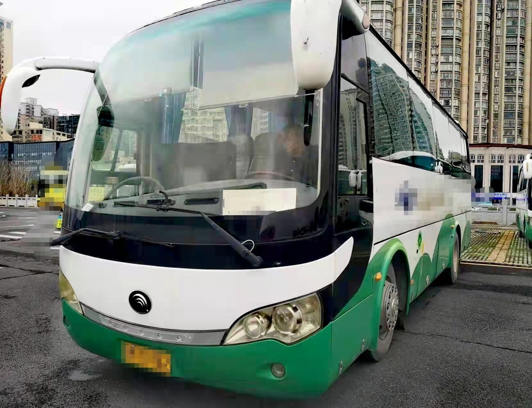 Motor de visita turístico de excursión de Yuchai del autobús del práctico de costa de la impulsión de la mano izquierda de los asientos de Yutong Mini Bus 35 del autobús ZK6908