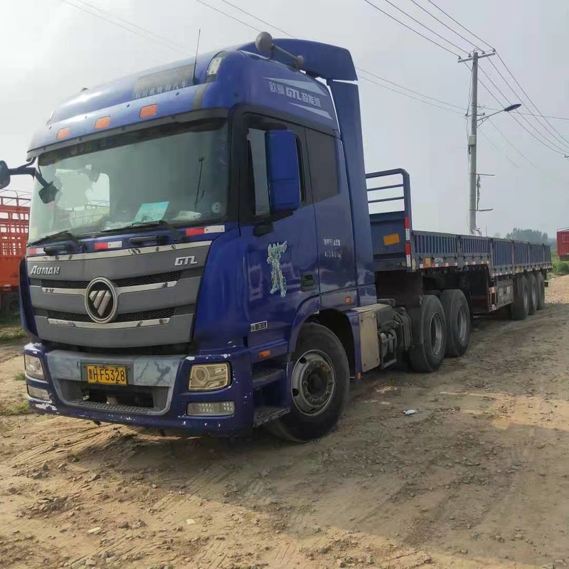 ETX 430HP utilizó la mano de segundo del autobús del camión volquete 25 árbol del camión tres del cargo de T
