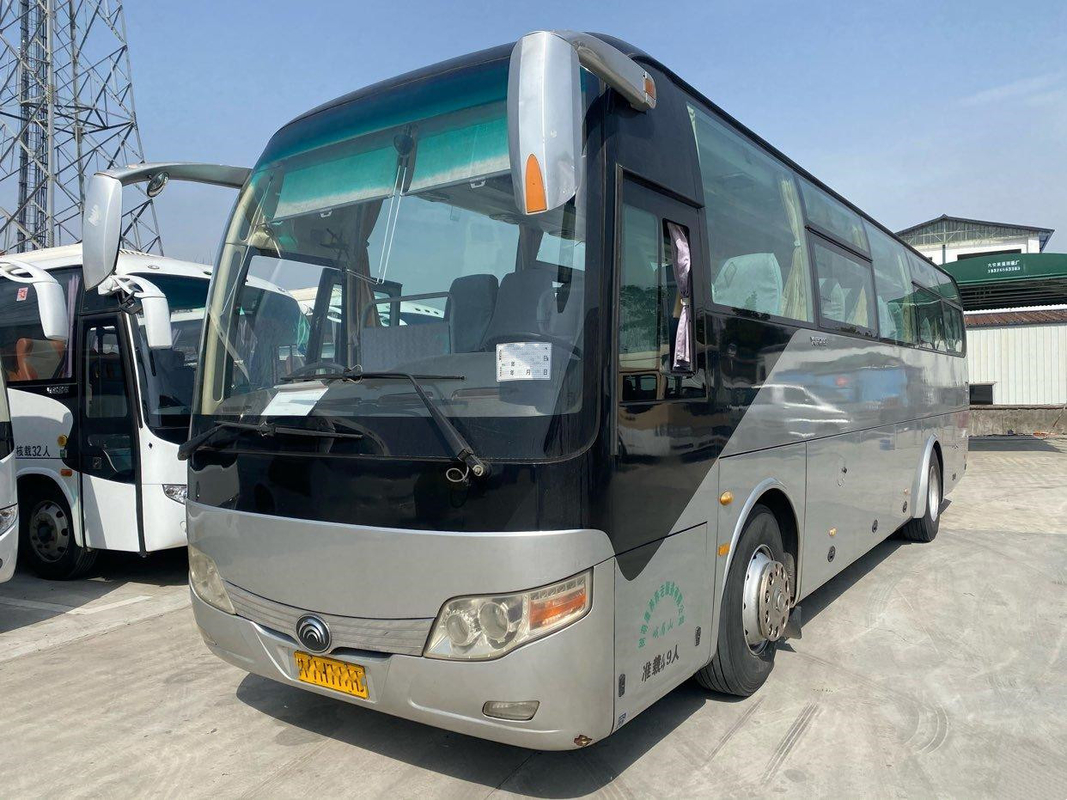 Yutong transporta la conducción a la derecha ZK6107 transporta el coche Airbag Chassis de la impulsión de la mano 49seats segundo