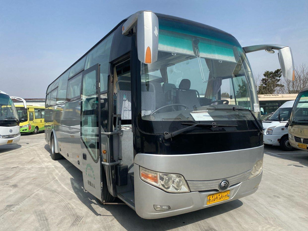 Yutong transporta la conducción a la derecha ZK6107 transporta el coche Airbag Chassis de la impulsión de la mano 49seats segundo