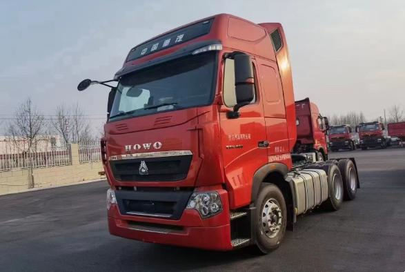 Motor en V euro usado del camión 6*4 480hp T7H LHD/RHD del tractor de HOWO