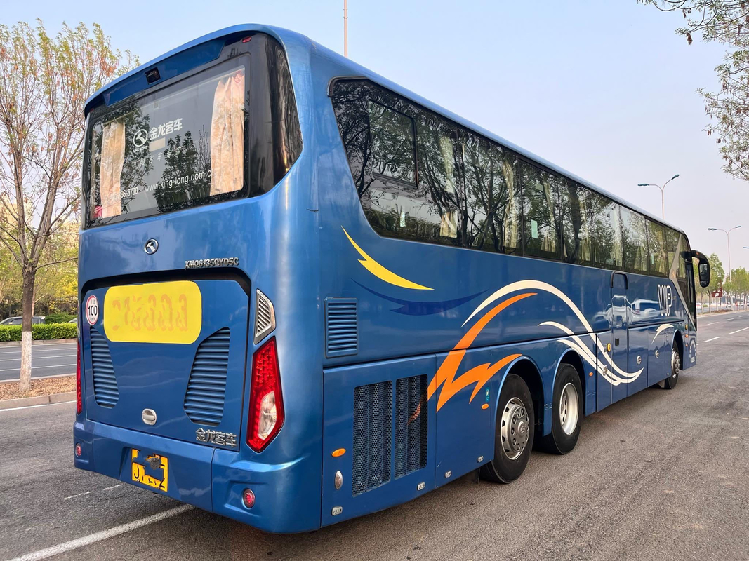 El autobús nuevo XMQ6135 de Kinglong utilizó al coche Buses 56 asientos LHD Front Engine Double Axle