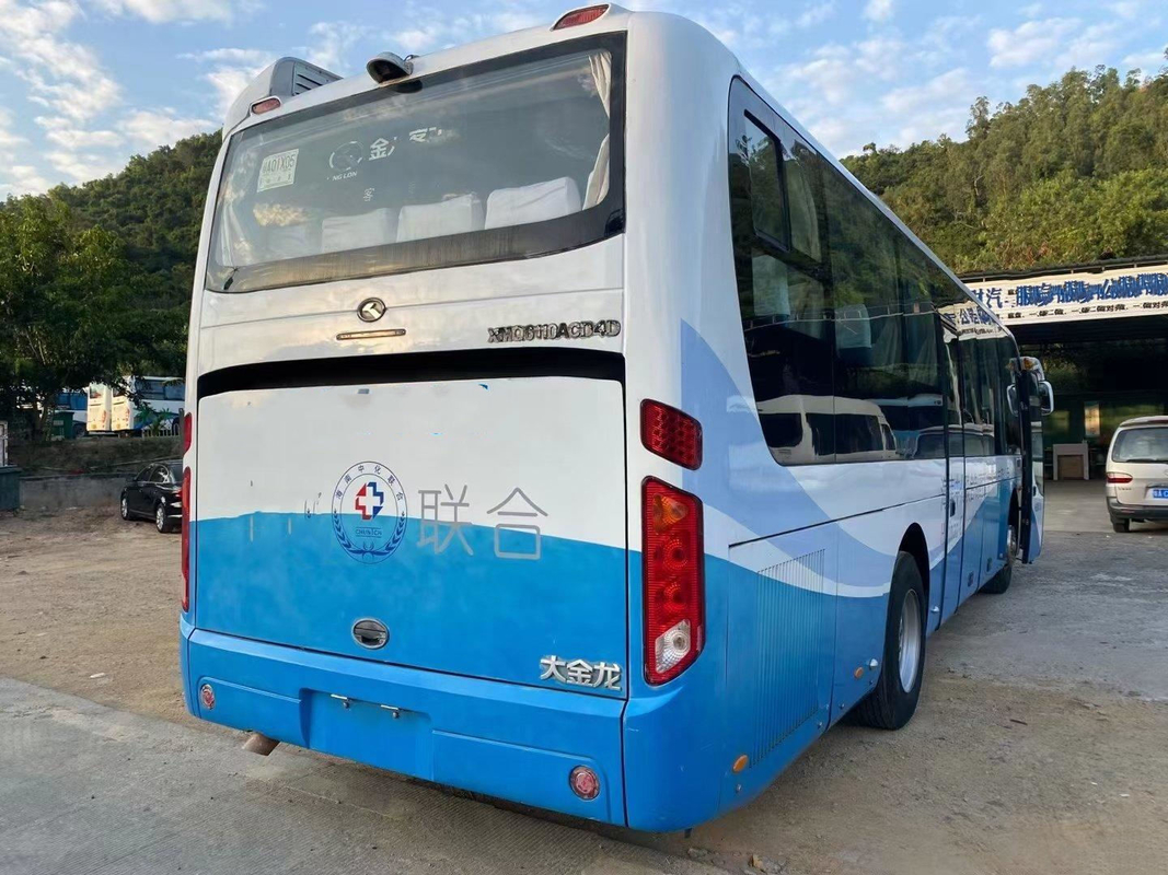 Rey Long XMQ6110 del autobús transporta el euro IV 2+3layout de las puertas de Used 55seats dos del coche