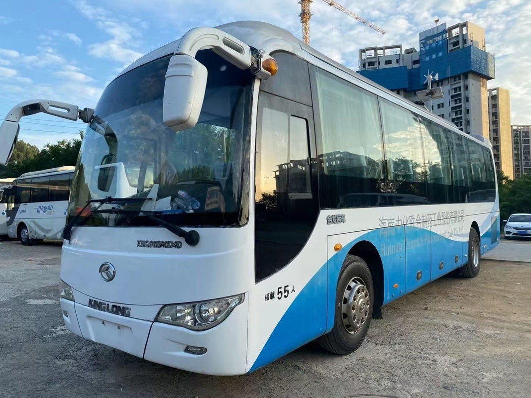 Rey Long XMQ6110 del autobús transporta el euro IV 2+3layout de las puertas de Used 55seats dos del coche