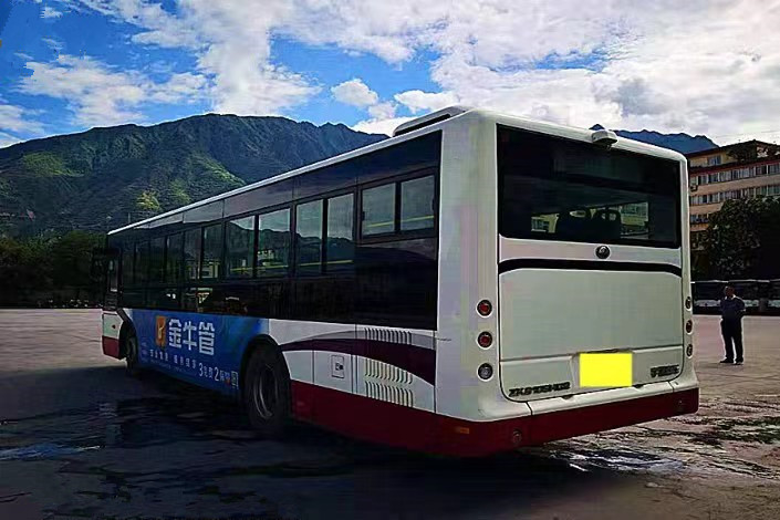 32 el autobús usado Zk6105 de /92 asientos Yutong utilizó el autobús de la ciudad para el motor diesel del transporte público