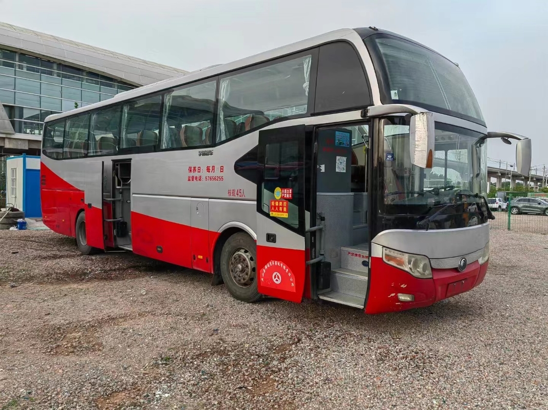 2015 el autobús usado ZK6127H de Yutong del año 45 asientos utilizó la dirección de With Diesel Engine LHD del coche